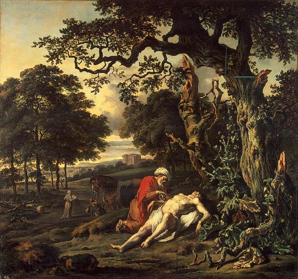 Jan Wijnants Parable of the Good Samaritan Germany oil painting art